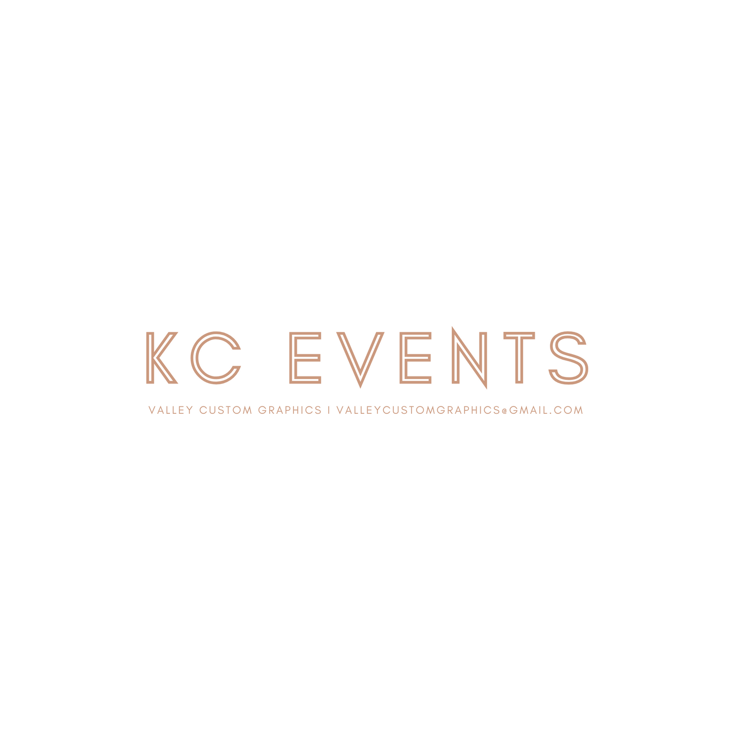 CUSTOM ORDER - KC EVENTS