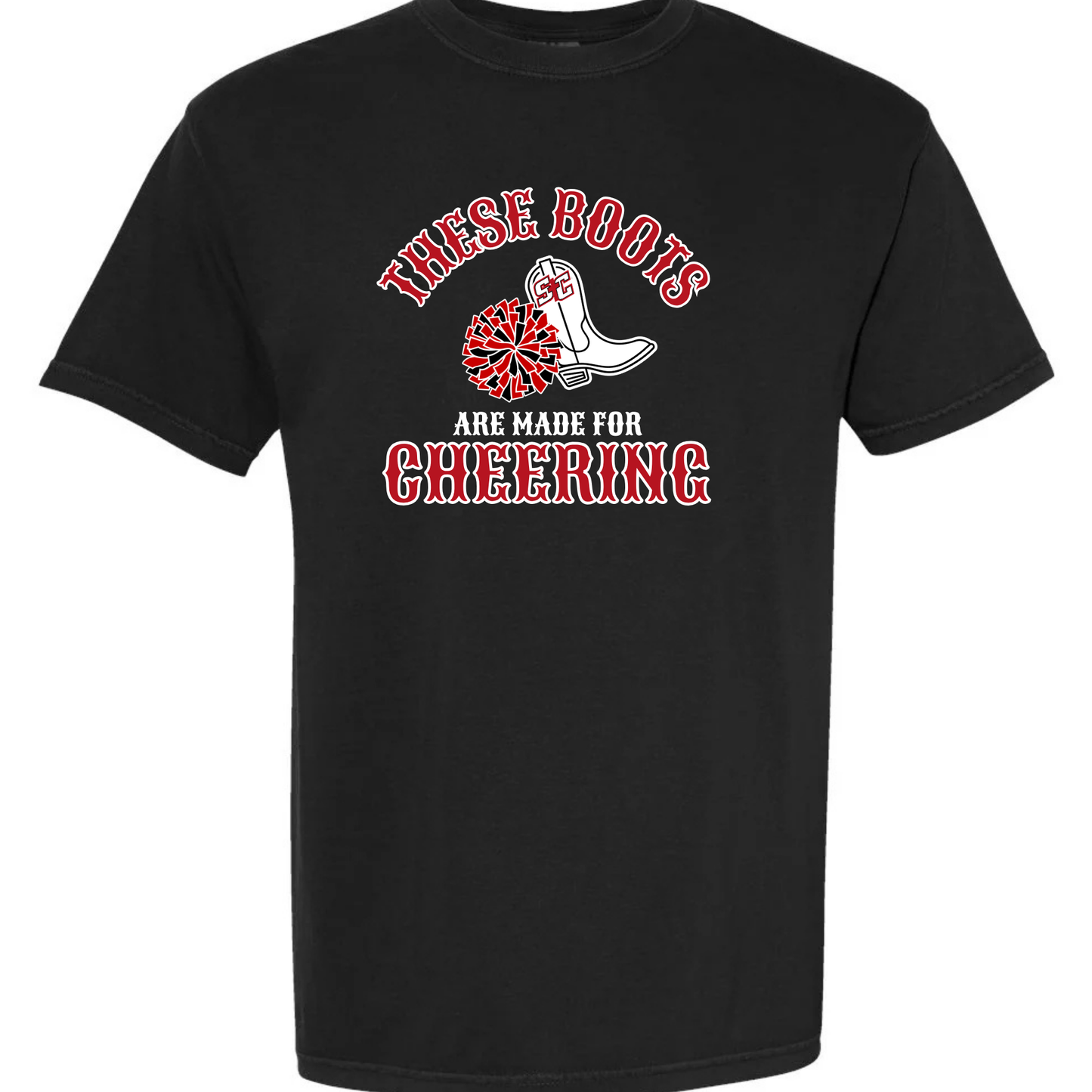 SC CHEERIN' BOOTS - TEE OR CREW