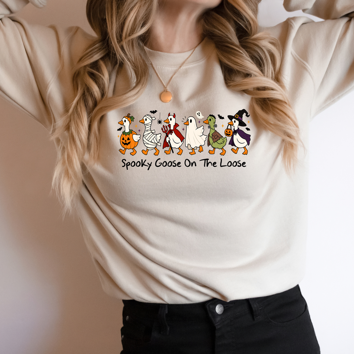 Spooky Goose Fall - TEE OR CREW