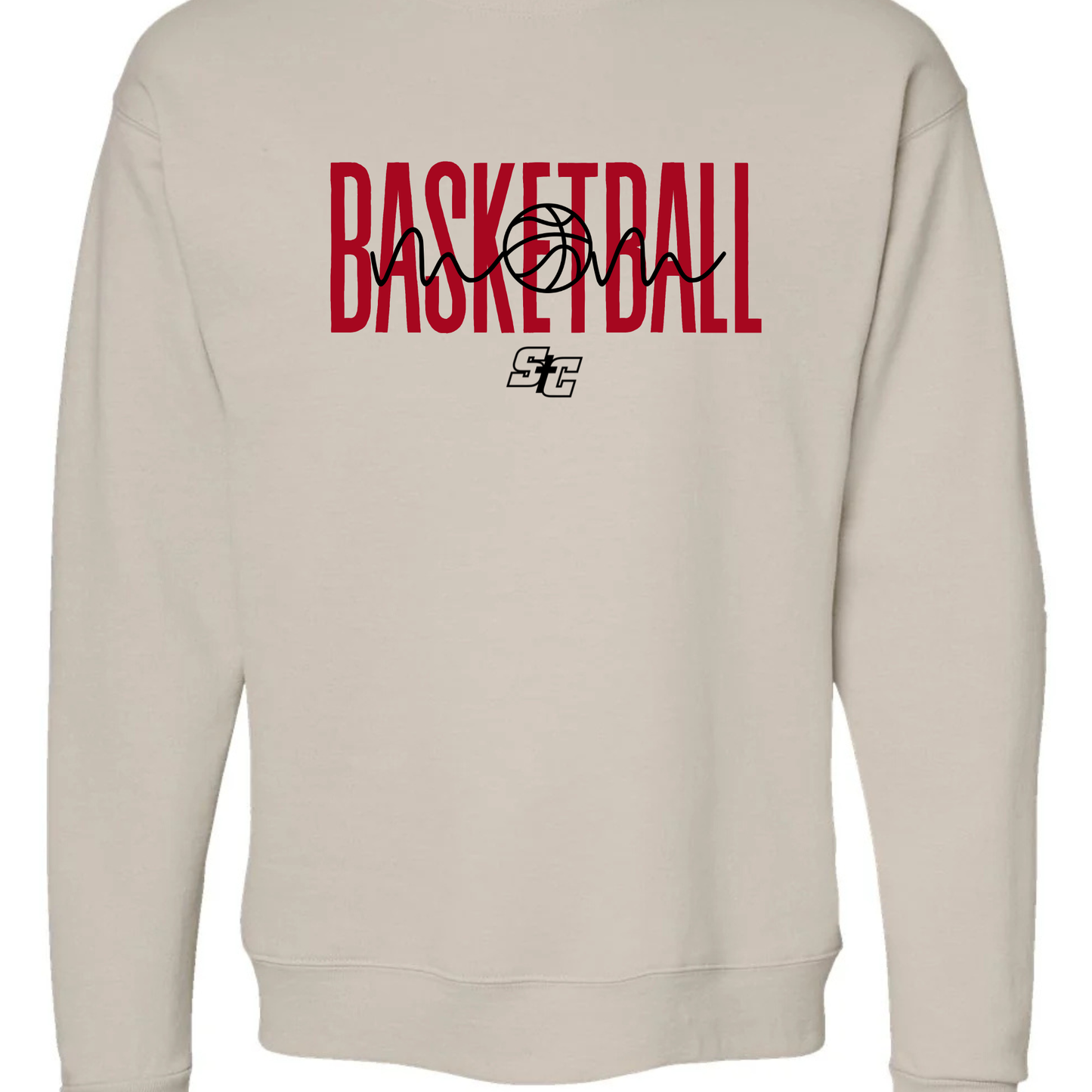 BASKETBALL MOM - HANES CREWNECK