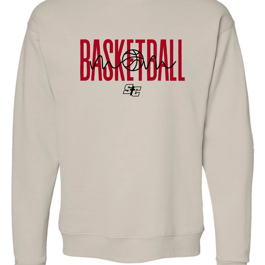 BASKETBALL MOM - HANES CREWNECK