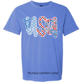 USA PATTERN BOWS - COMFORT COLOR TEE