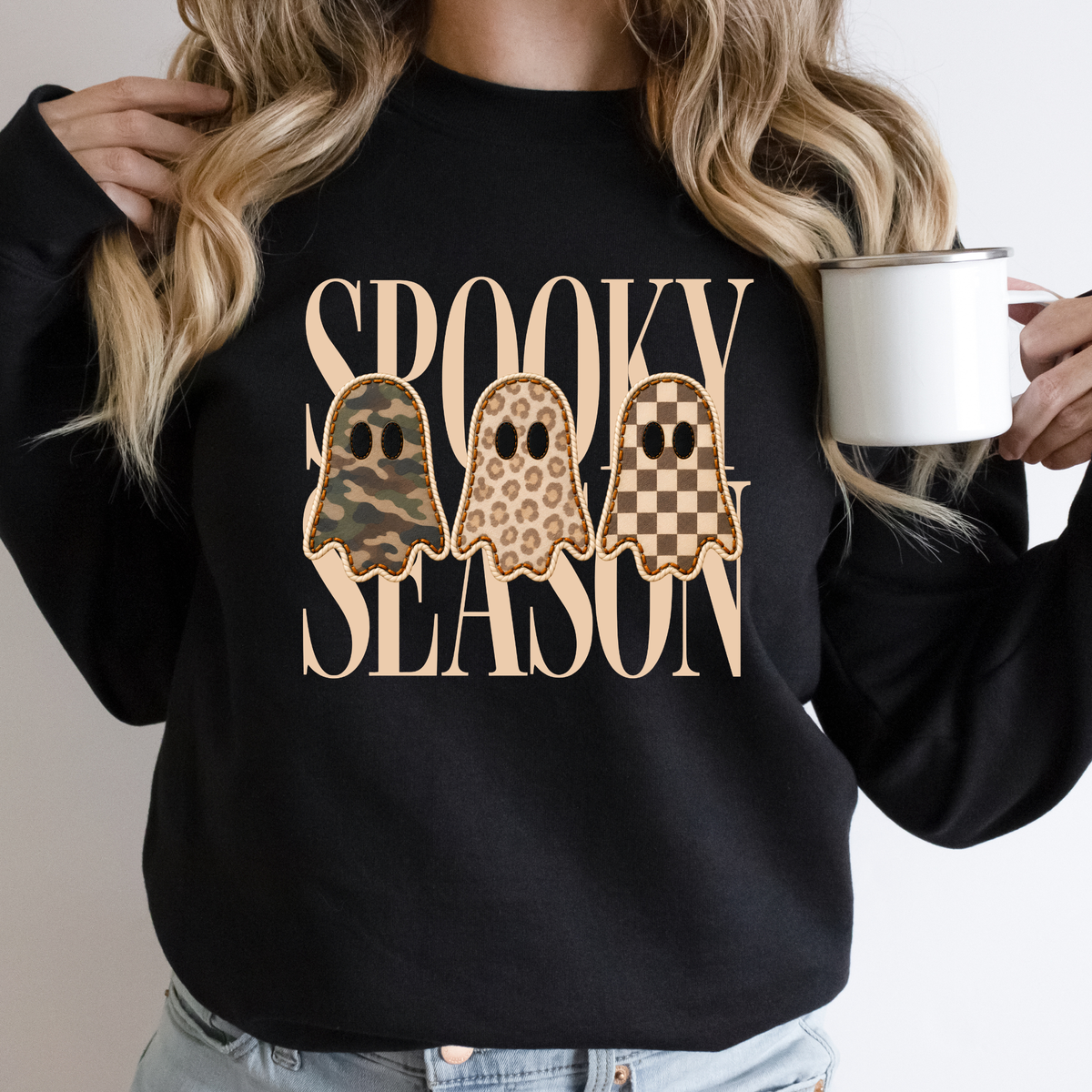 Spooky Season Ghosts - TEE OR CREW