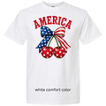 AMERICA CHERRY BOWS - COMFORT COLOR TEE