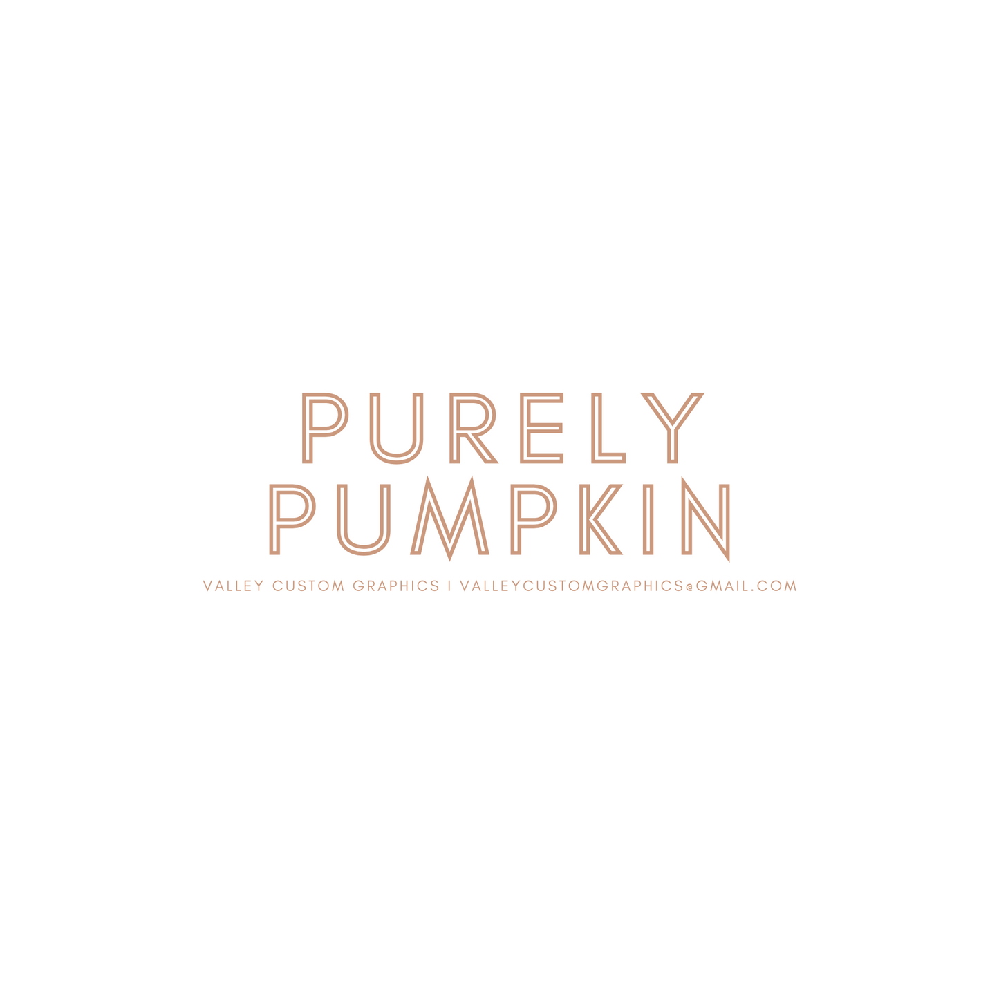 CUSTOM ORDER - Purely Pumpkin