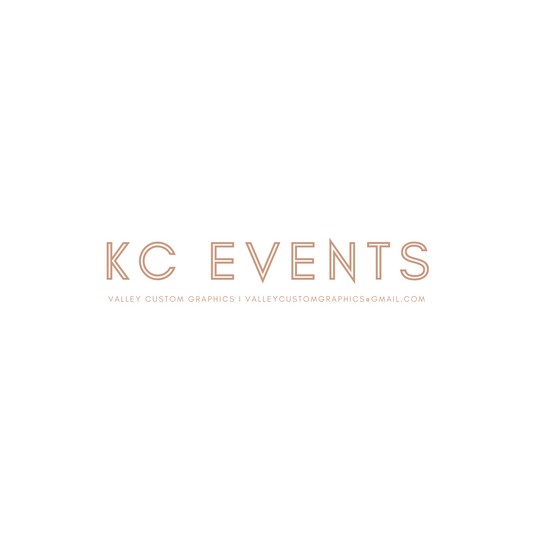 CUSTOM ORDER - KC EVENTS