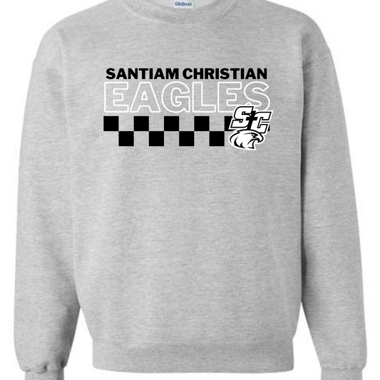 SC CHECKERED - TEE, CREW OR HOODIE