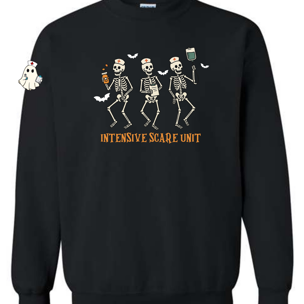 ICU Intensive Scare Unit - Tee or Crewneck