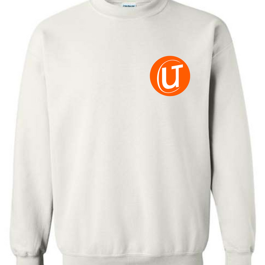 White United Circle Logo - Tee or Crew