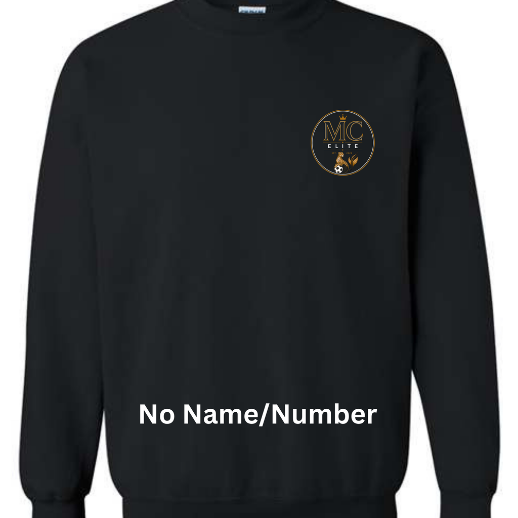 BLACK Mermaid Cheetahs - CREW OR HOODIE