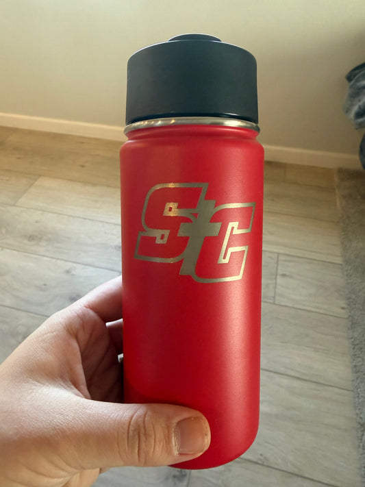 SC LOGO - RED 16 OZ WATER BOTTLE