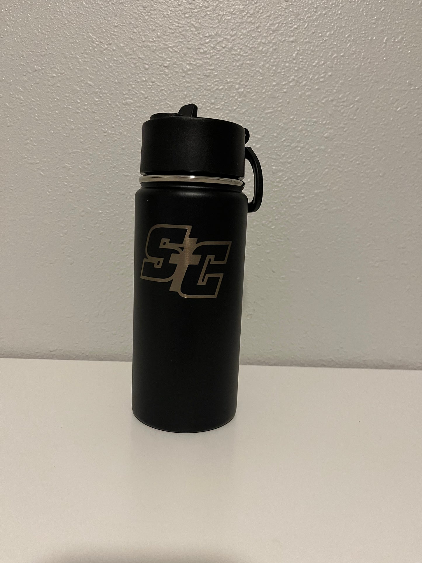 SC LOGO - BLACK 16 OZ WATER BOTTLE
