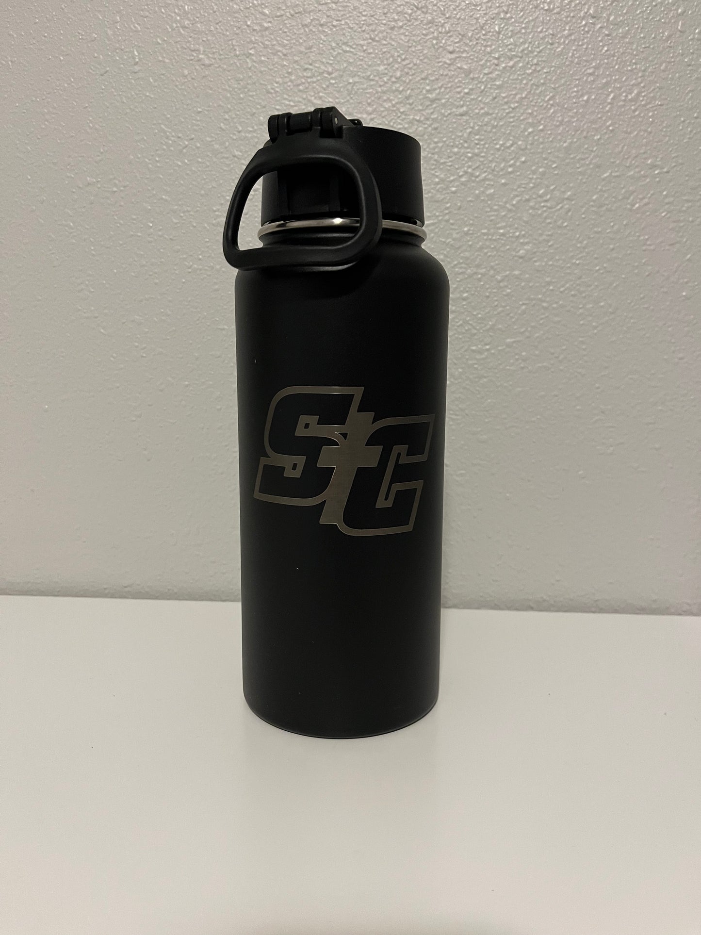 SC LOGO - BLACK 32 OZ WATER BOTTLE