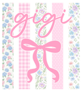 GIGI: PINK/BLUE STRIPE - DTF PRINT