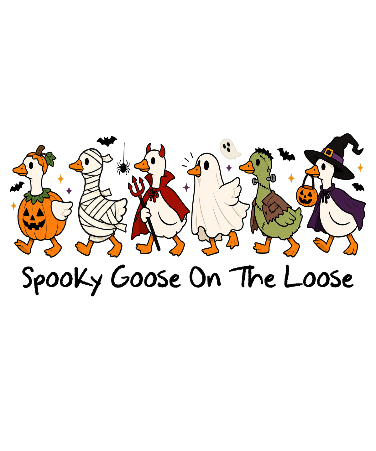 Spooky Goose Fall - DTF PRINT