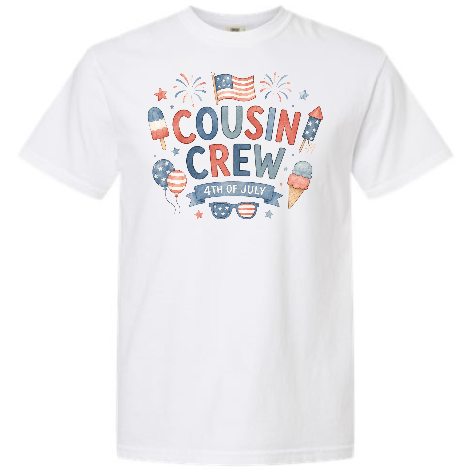 4TH OF JULY FLASH SALE! - COUSIN CREW GILDAN TEE
