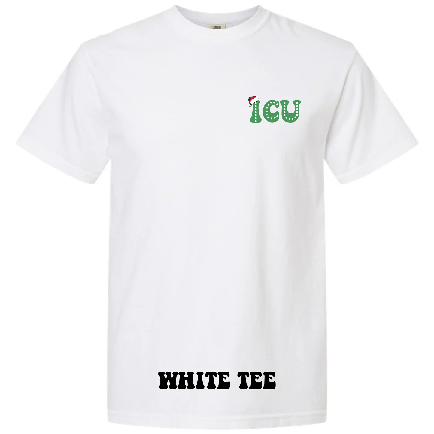 ICU CHRISTMAS 2025 - TEE OR CREW