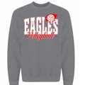 EAGLES VOLLEYBALL GRAPHITE HEATHER - TEE, CREW OR HOODIE