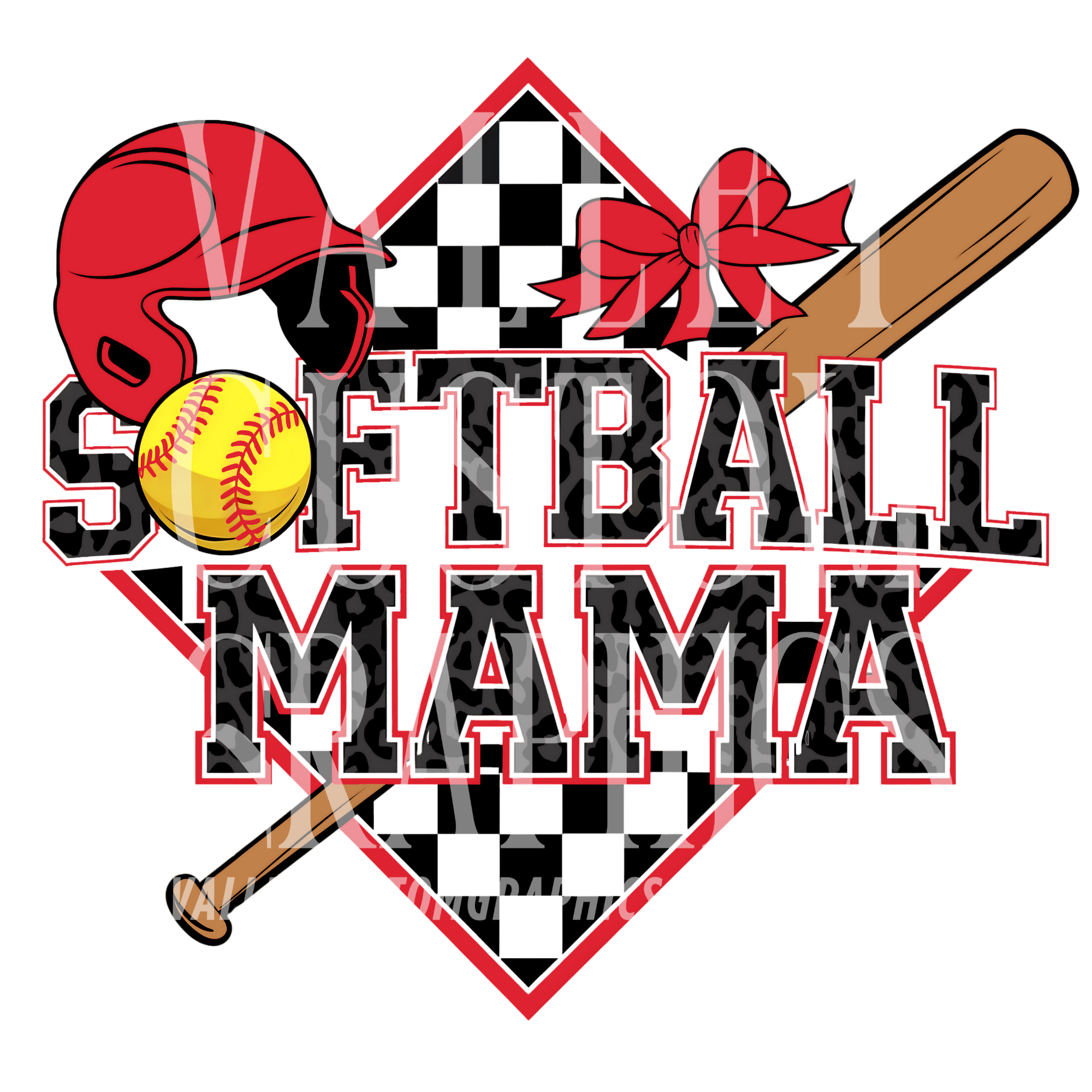 Softball 1 - DTF PRINT
